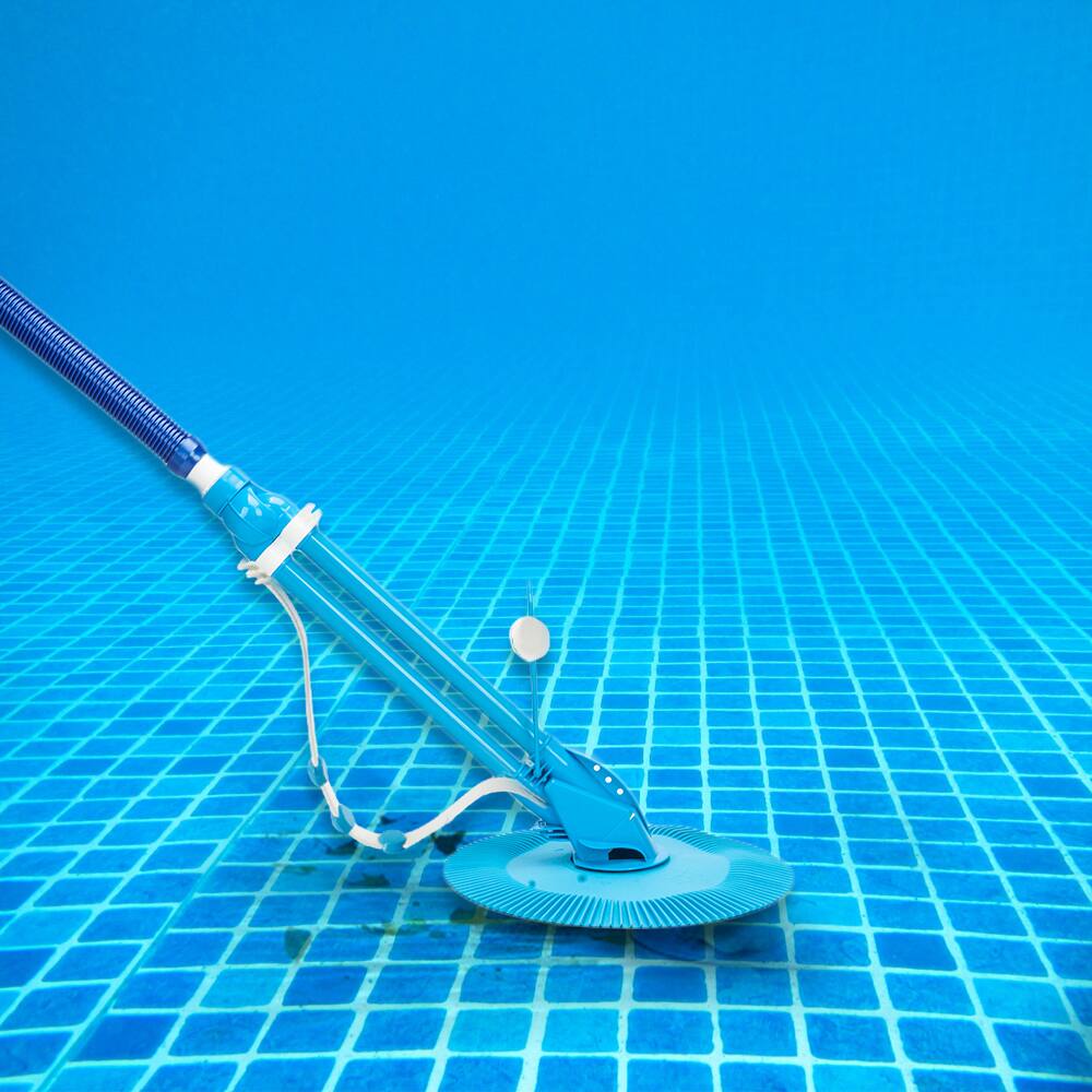 Alt View 6. Winado - 16.5in Portable Automatic Pool Vacuum Cleaner with 10 Hose-32.8FT for Indoor Outdoor Above-Ground Inground Swimming Pool - Blue.