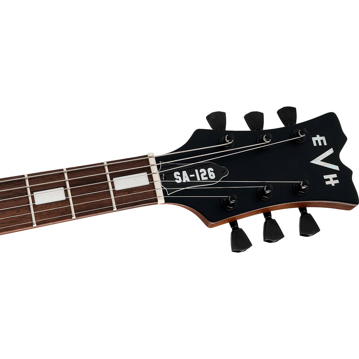 Alt View 3. EVH - EVH SA 126 Standard Electric Guitar, White.