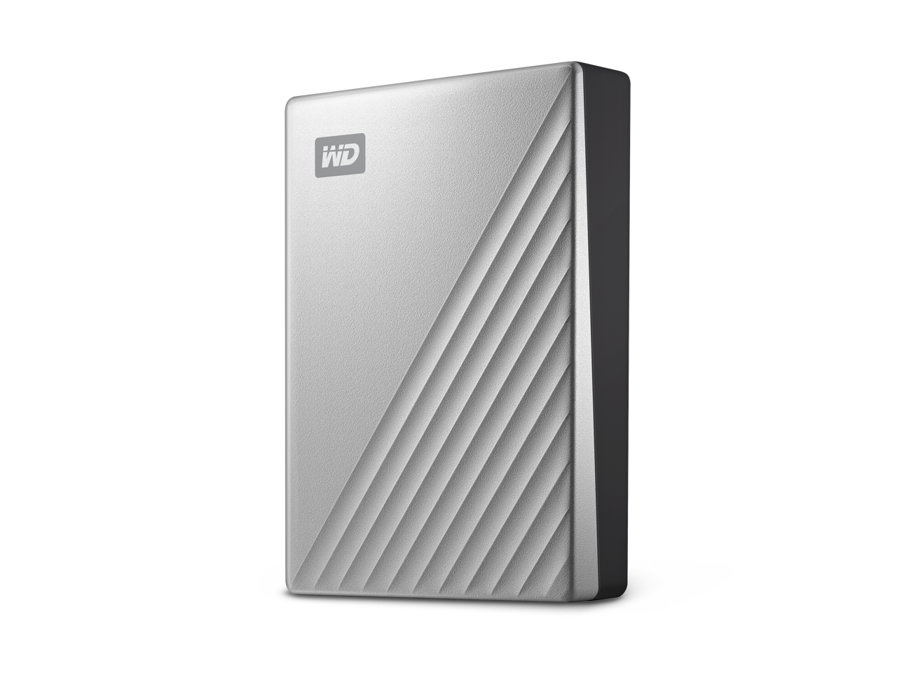 Western Digital - WD 6TB My Passport Ultra for Portable Storage External Hard Drive USB-C for Mac (WDBGKC0060BSL-WESN) - Silver