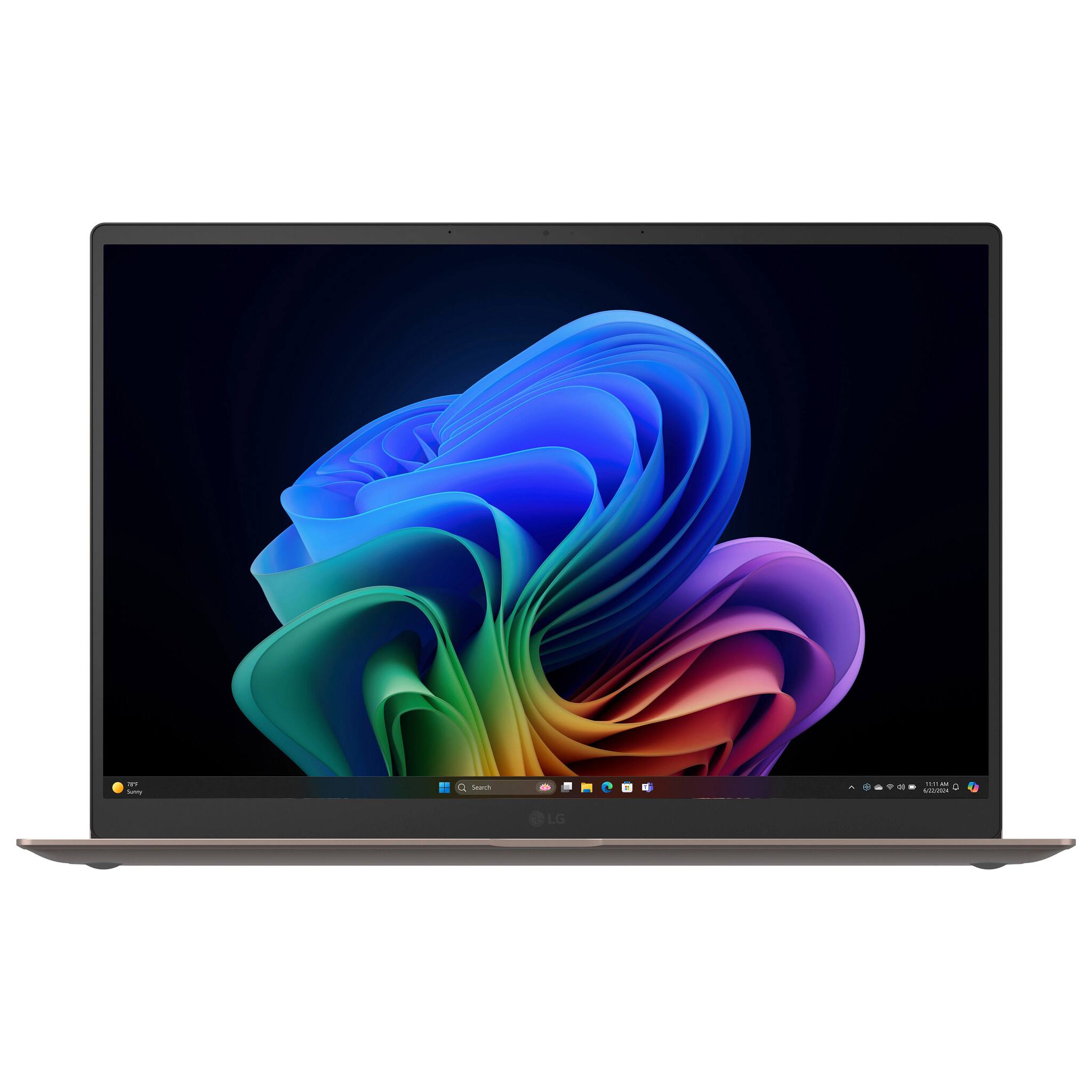 Alt View 15. LG - gram Max 17" Touch-Screen Laptop WQXGA Intel Core Ultra X9 Processor 388H with 32GB RAM - 1TB SSD - Matte Bronze.