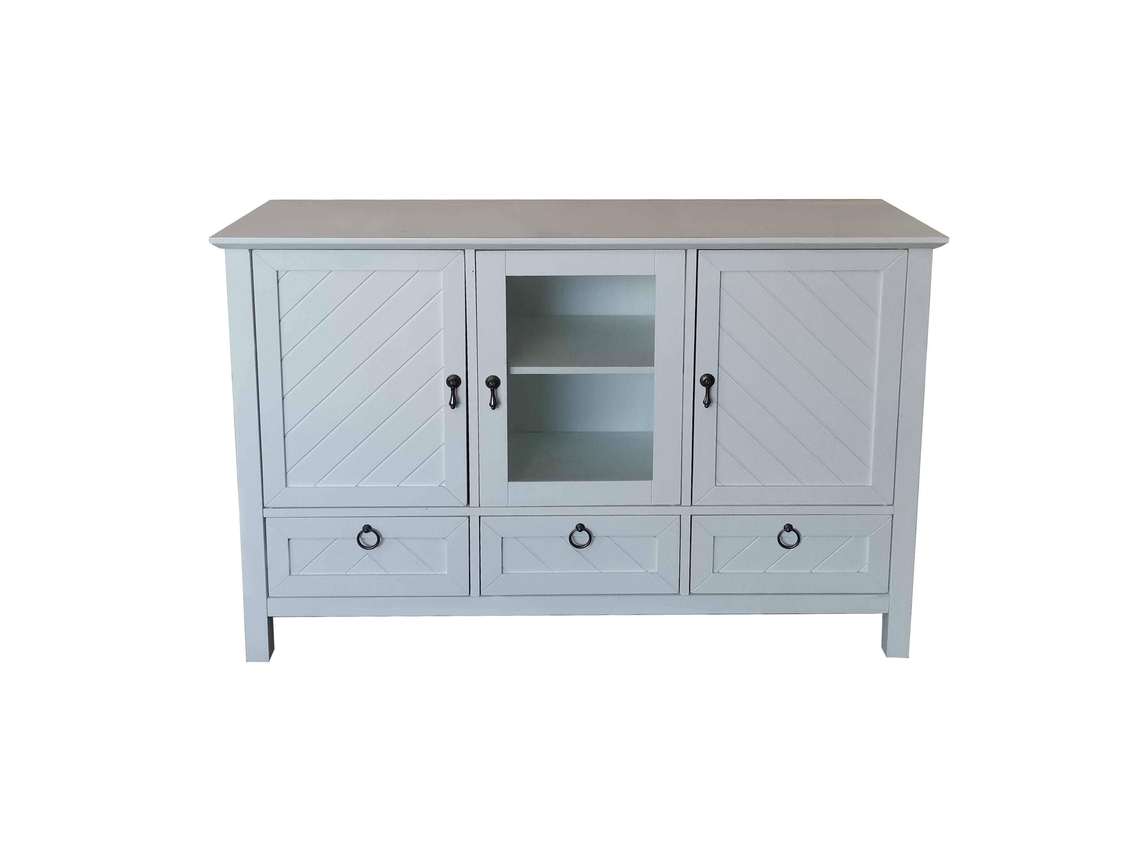 Alt View 1. Kings Brand Furniture - Kings Brand Furniture Evans Sideboard Buffet Console Table Storage Cabinets, White - White.