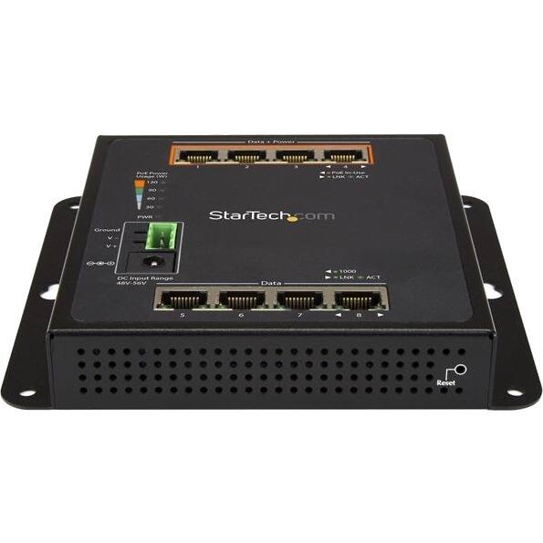 Data Power  
20  
ACT  
60  
PWR  
StarTech.com  
Ground  
V  
DC Input flange 48V-56V  
Data  
1000 LNK ACT  
S  
6  
7  
Reset