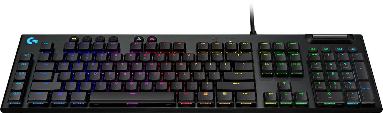 The text on the image reads:
"G ESC MT F M2 F2 N3 F3 MK F4 FS r6 F7 FB FV CAPS F10 F11 F12 RTIO SCALK -ALIQE H MI b G1 1 2 - 3 E 4 $ 5 %6 6 . 7 T a 9 o e meced I G2 TA Q W E Y R T Y U Y I T O P C I 1 1 I I DEL css Dee SLES F UP 03 CAPE A . S . D F O H J K L 1 : - ENTER G4 NAT Z x C V N M . Y / ? SHIFT T ESAS 2 P T4 EHTER G5 CTRL ALT ALT 11 CTRL o mus DEL"
This text appears to be a list of keyboard shortcuts and keys, possibly for a gaming keyboard.