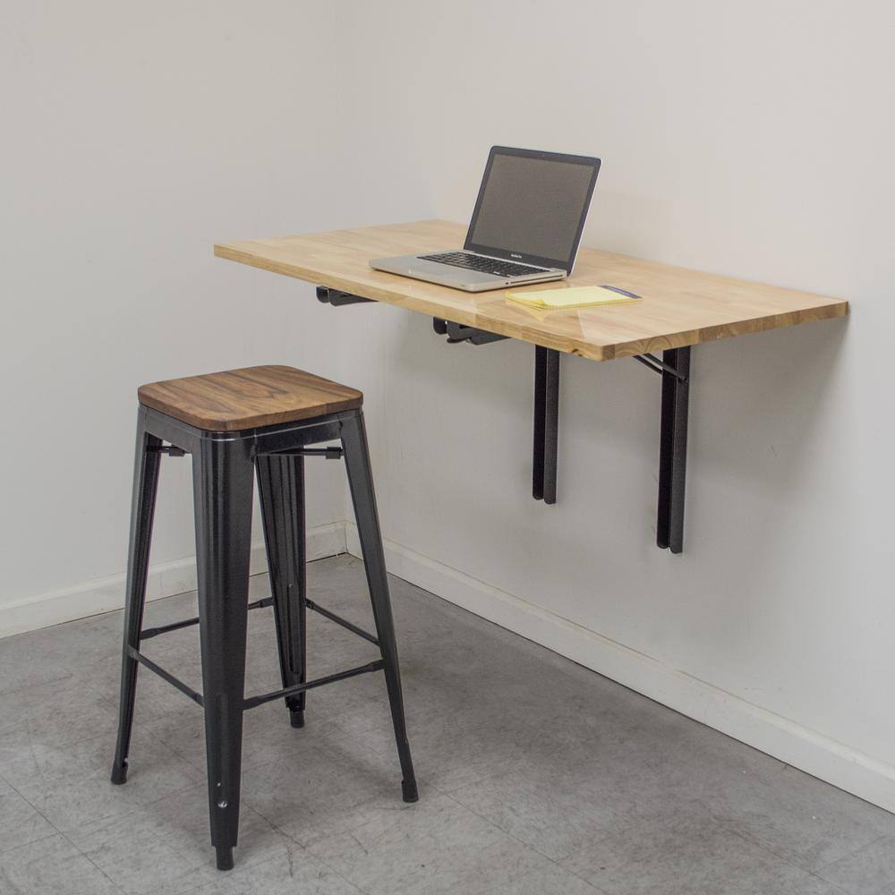 Alt View 3. Sportsman Pro-Series - Wall Mounted Folding Workbench - Silver.