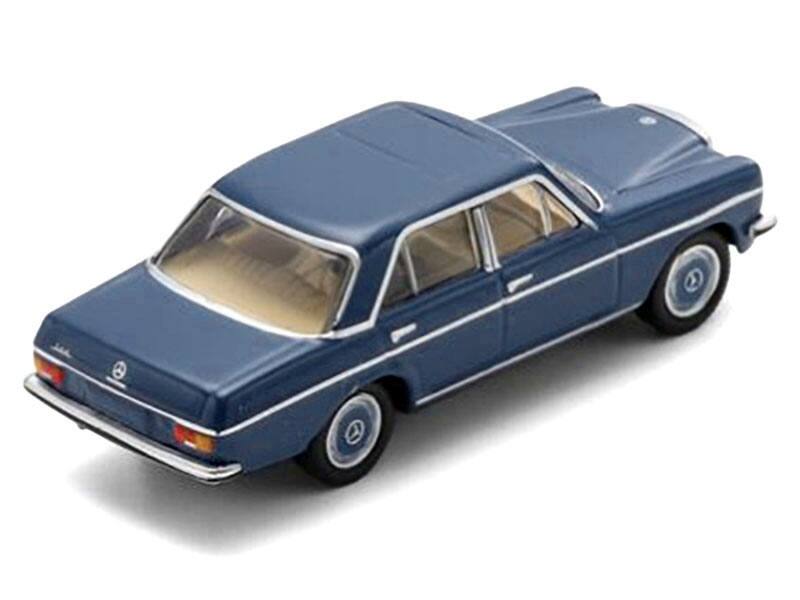 Left. Schuco - Mercedes-Benz /8 (W114) Sedan Blue 1/87 (HO) Diecast Model Car by Schuco - Blue.
