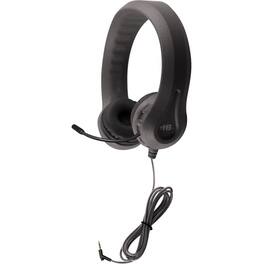 Hamilton Buhl - Kid's Flex-Phones TRRS Headset with Gooseneck Microphone - Stereo - Mini-phone (3.5mm) - Wired - Black
