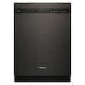 KitchenAid - 24 inch Front Control Built-In Stainless Steel Tub Dishwasher with Third Level Jet Rack and 41 dBA - Black Ore