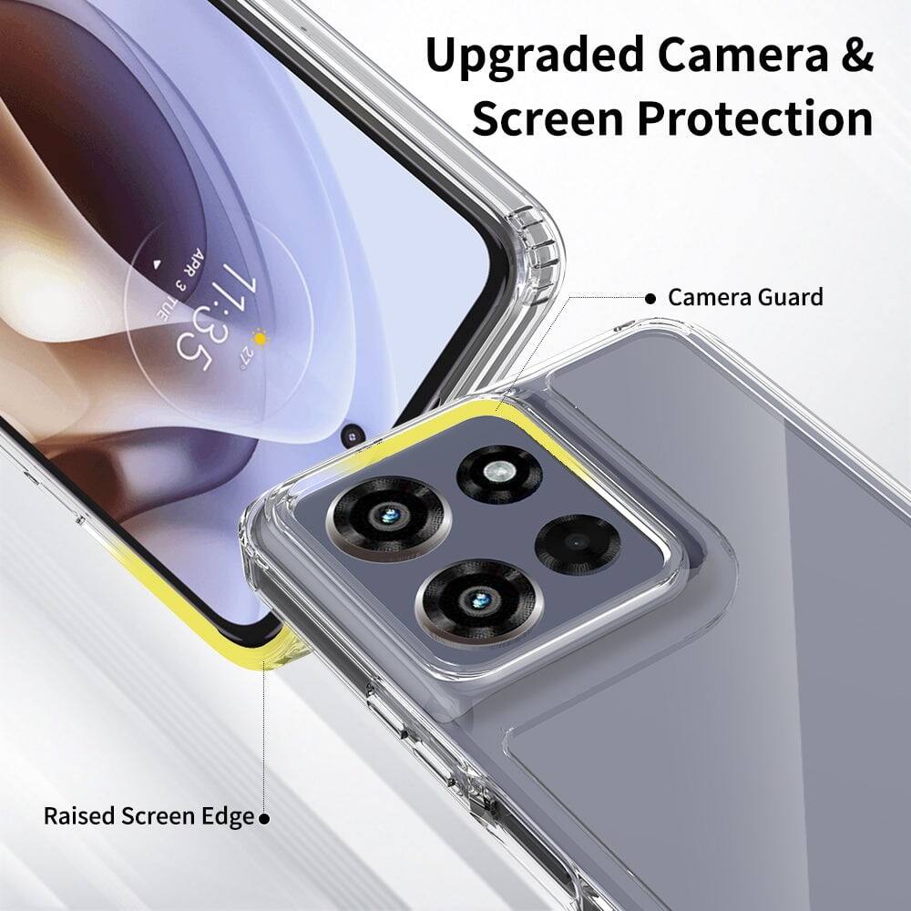 Upgraded Camera & Screen Protection

- Camera Guard
- Raised Screen Edge