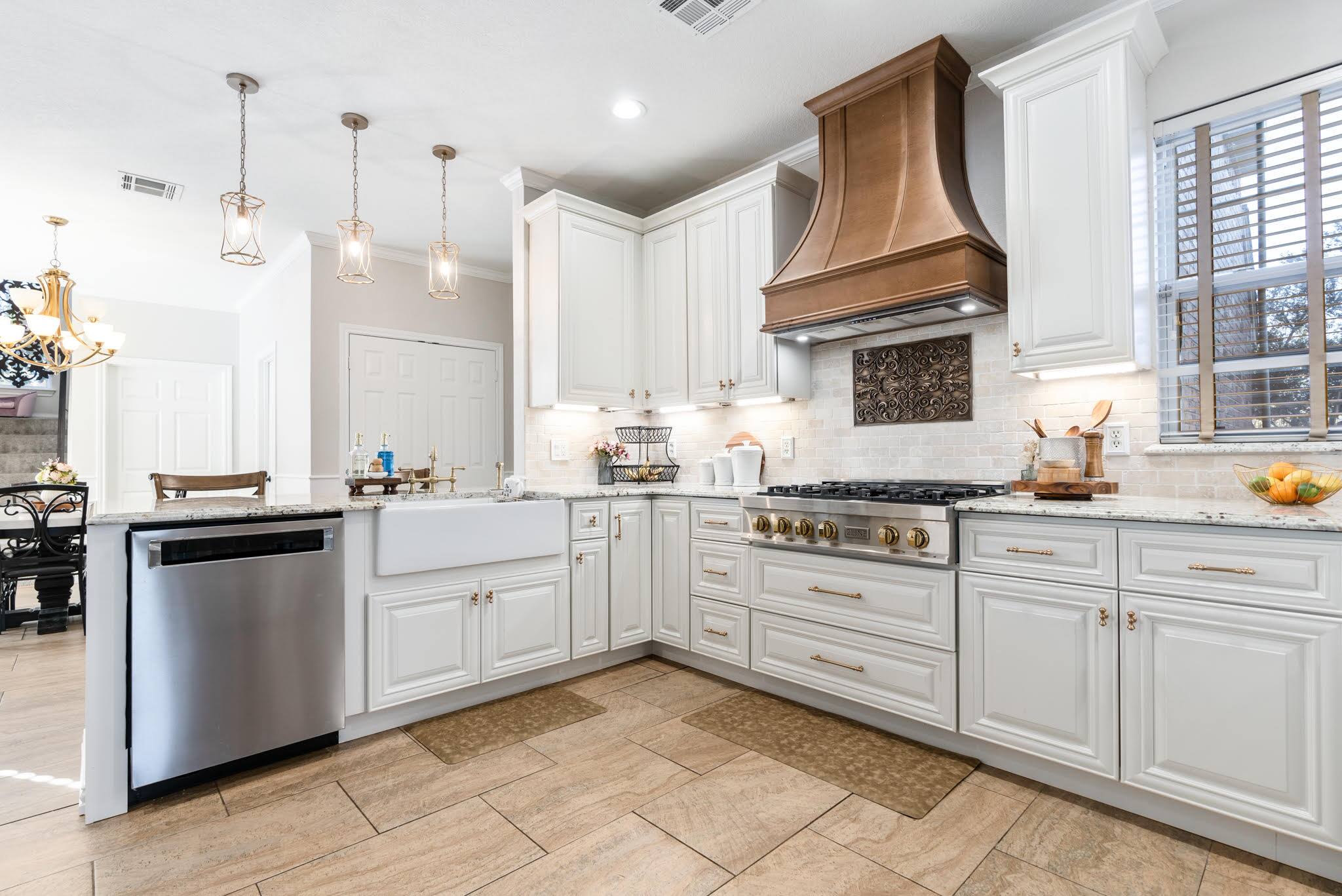 Alt View 6. Boyel Living - 30 Inch Pearl White 2 Drawer Kitchen Base Cabinet with Soft Close - Pearl White.