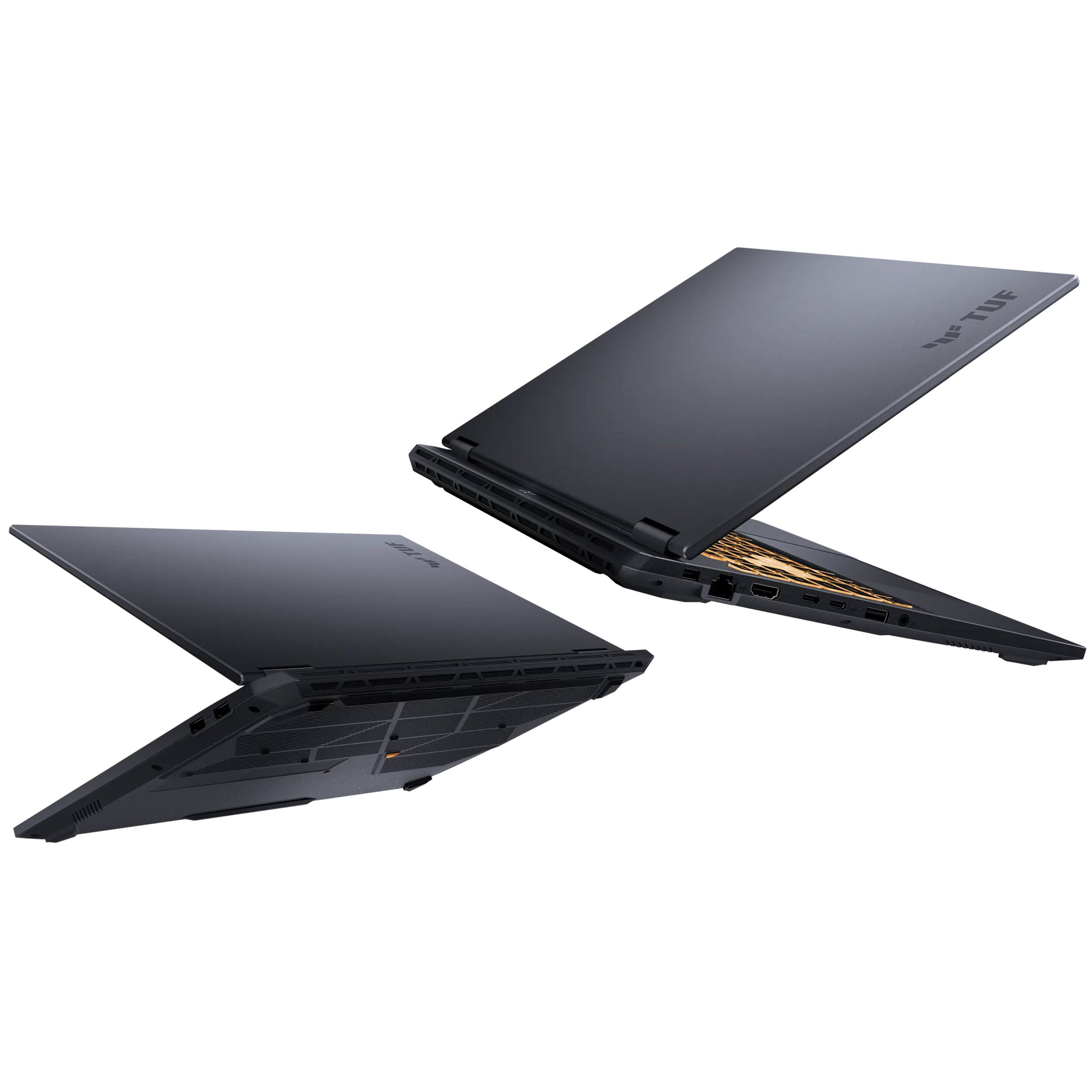 Alt View 5. ASUS - ASUS TUF F16 16" WUXGA 165Hz Gaming Laptop,Intel i7-14650HX,32GB DDR5,1TB SSD,GeForce RTX 5070,Backlit,Win 11 Pro,Gray - Gray.