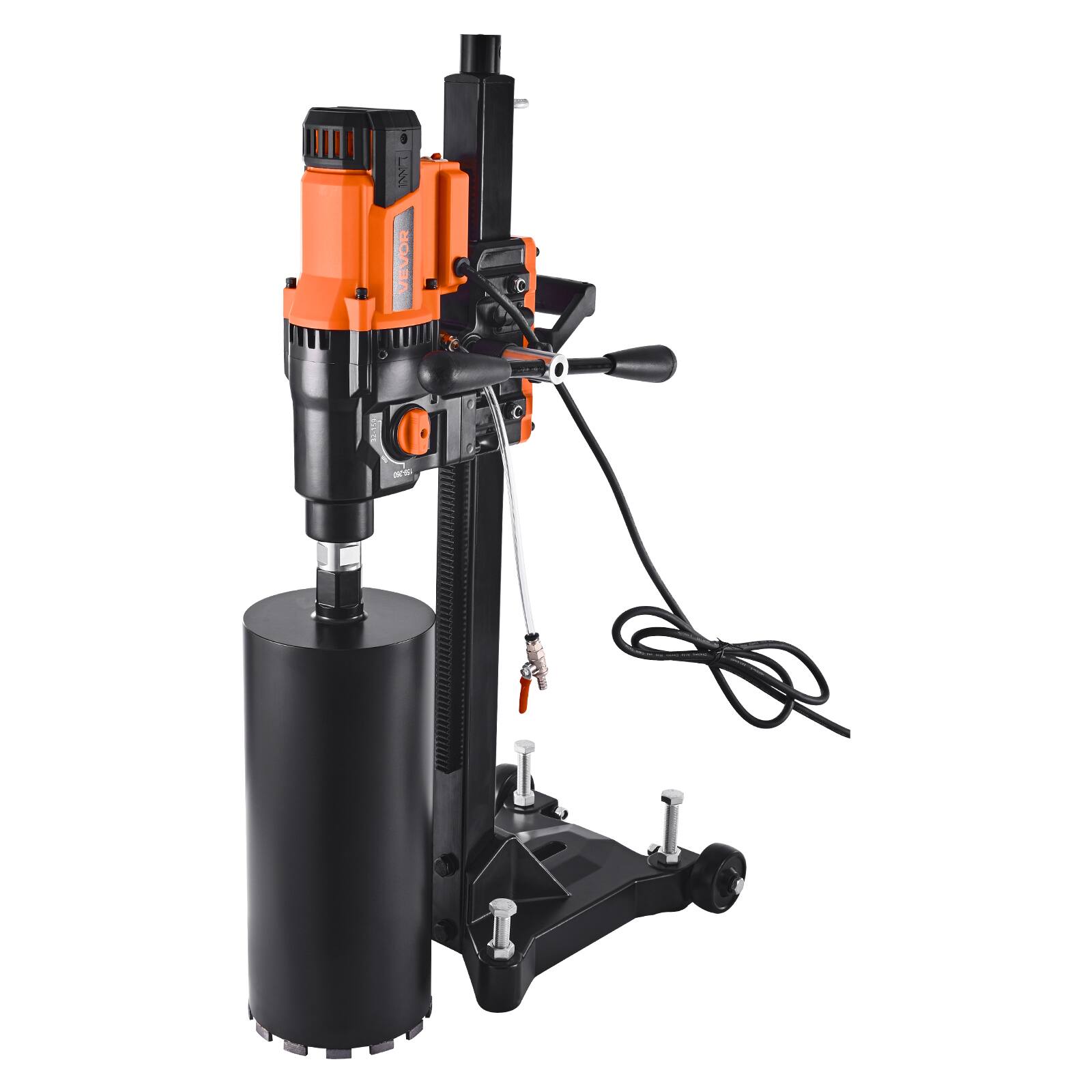 VEVOR Diamond Core Drilling Machine, 0.8 10 in Drilling Diameter, Stand ...