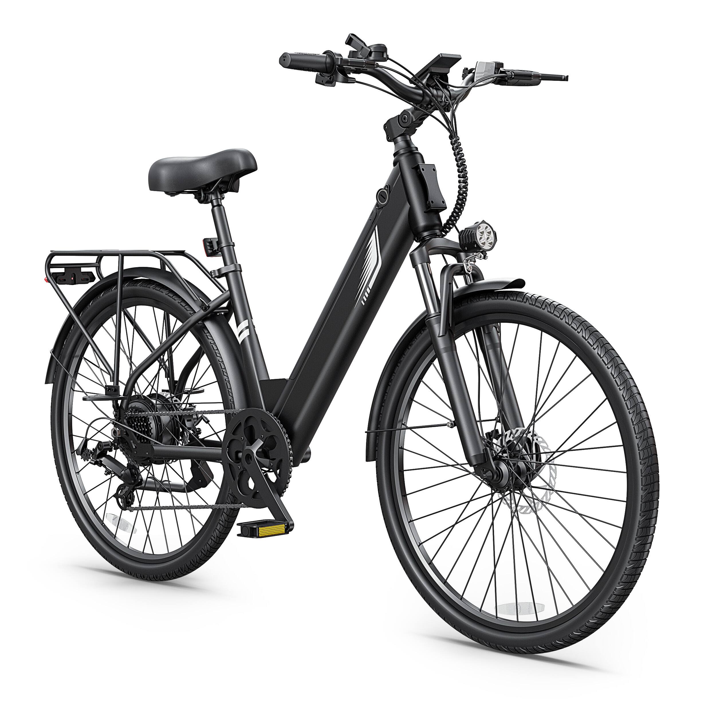 "DYU - 26"" Electric Bike with 499.2 WH Battery, 19.8MPH - Black" price history on PriceWatchPro