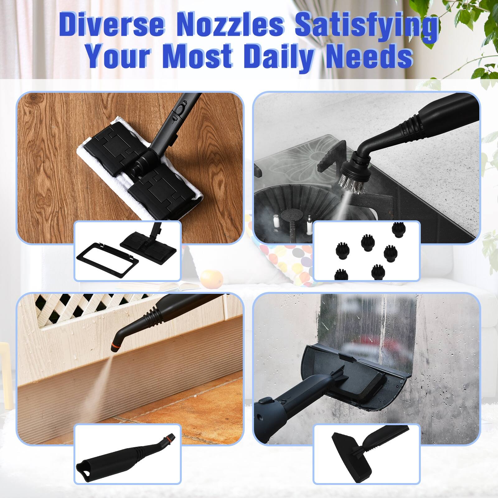 Diverse Nozzles Satisfying Your Most Daily Needs