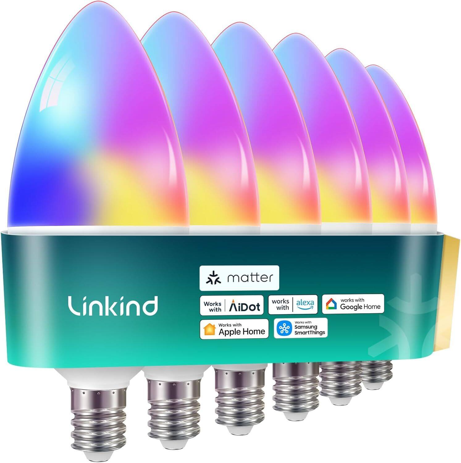 Linkind Matter works with  
- AiDot  
- Alexa  
- Google Home  
- Apple Home  
- Samsung SmartThings