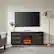 Alt View Zoom 33. Camden&Wells - Greer Log Fireplace TV Stand for Most TVs up to 65" - Black Grain.