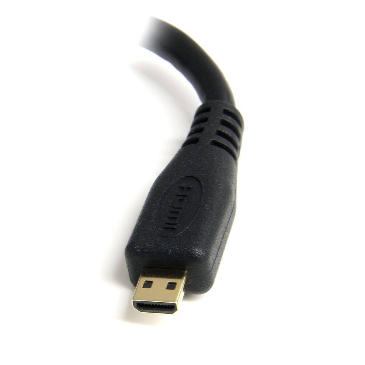 Alt View 1. StarTech.com - StarTech 5" 19 Pin HDMI Female to 19 Pin Male Micro HDMI Cable Adapter.
