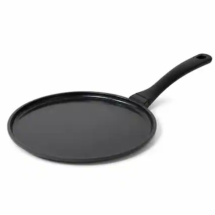 Front. Alva - Alva Energy Ceramic Nonstick Crepe & Egg Pan, 11" - Black.