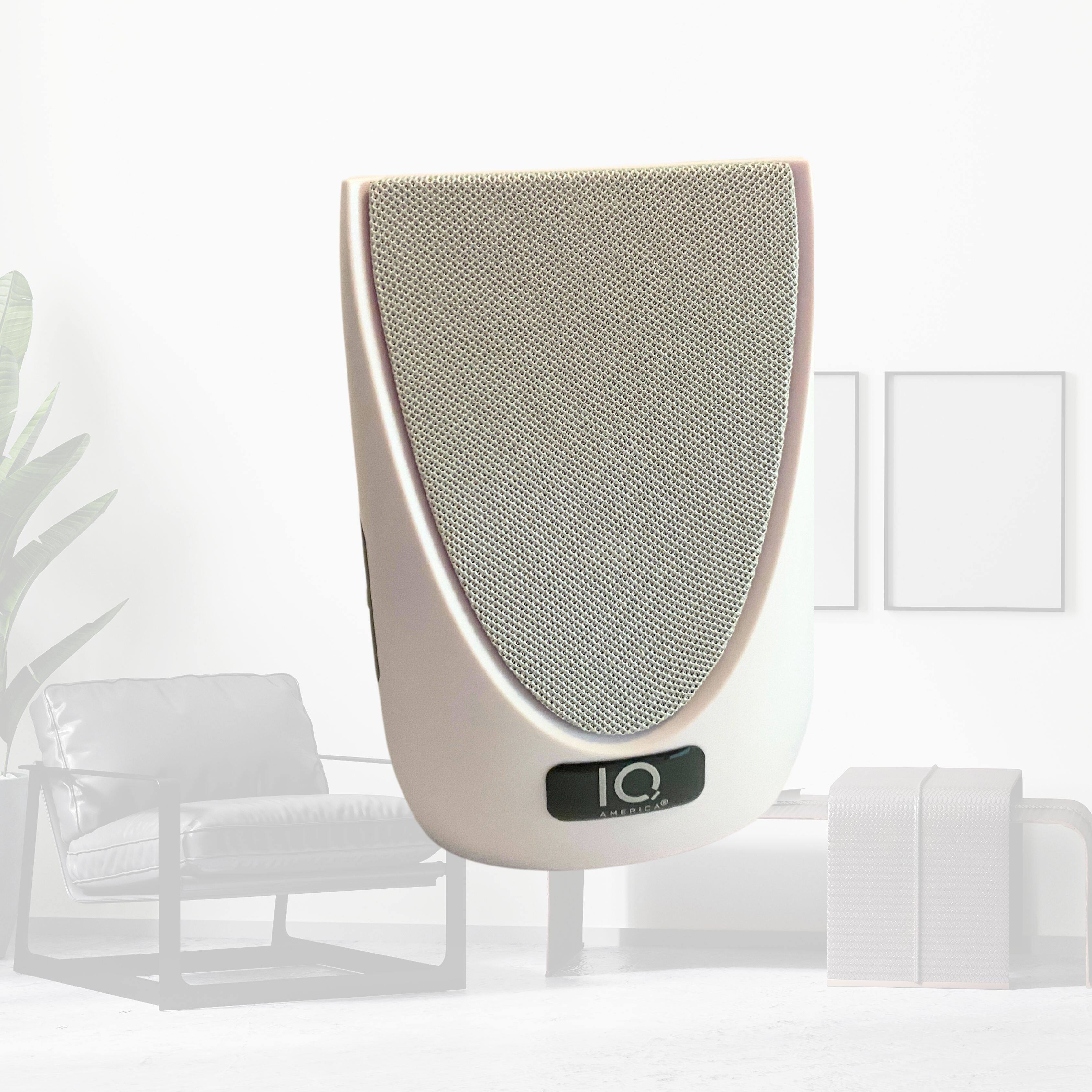 Alt View 3. IQ America - Battery Powered Wireless Door Bell Chime  Kit, 6 Chime Tones, 4 Volume Levels, 1 Button  White - White.