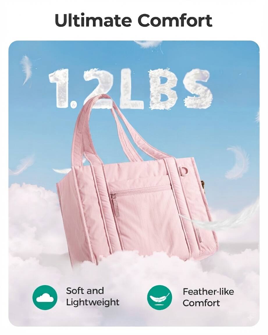 Ultimate Comfort

1.2LBS

Soft and Lightweight

Feather-like Comfort