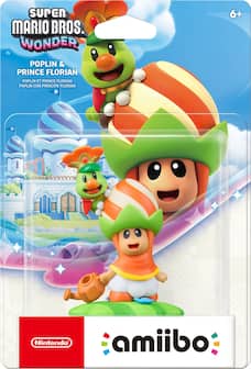 SUPER MARIO BROS. WONDER
POPLIN & PRINCE FLORIAN
POPLIN ET PRINCE FLORIAN
POPLIN CON PRINCIPE FLORIAN
6+
Nintendo amiibo