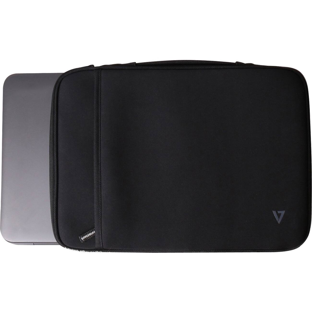 Alt View 3. V7 - V7 Elite CSE4-BLK-9N Carrying Case (Sleeve) for 13.3" Notebook - Black - V7 Elite 13.3in Laptop carrying case Sleeve Bag - Black.