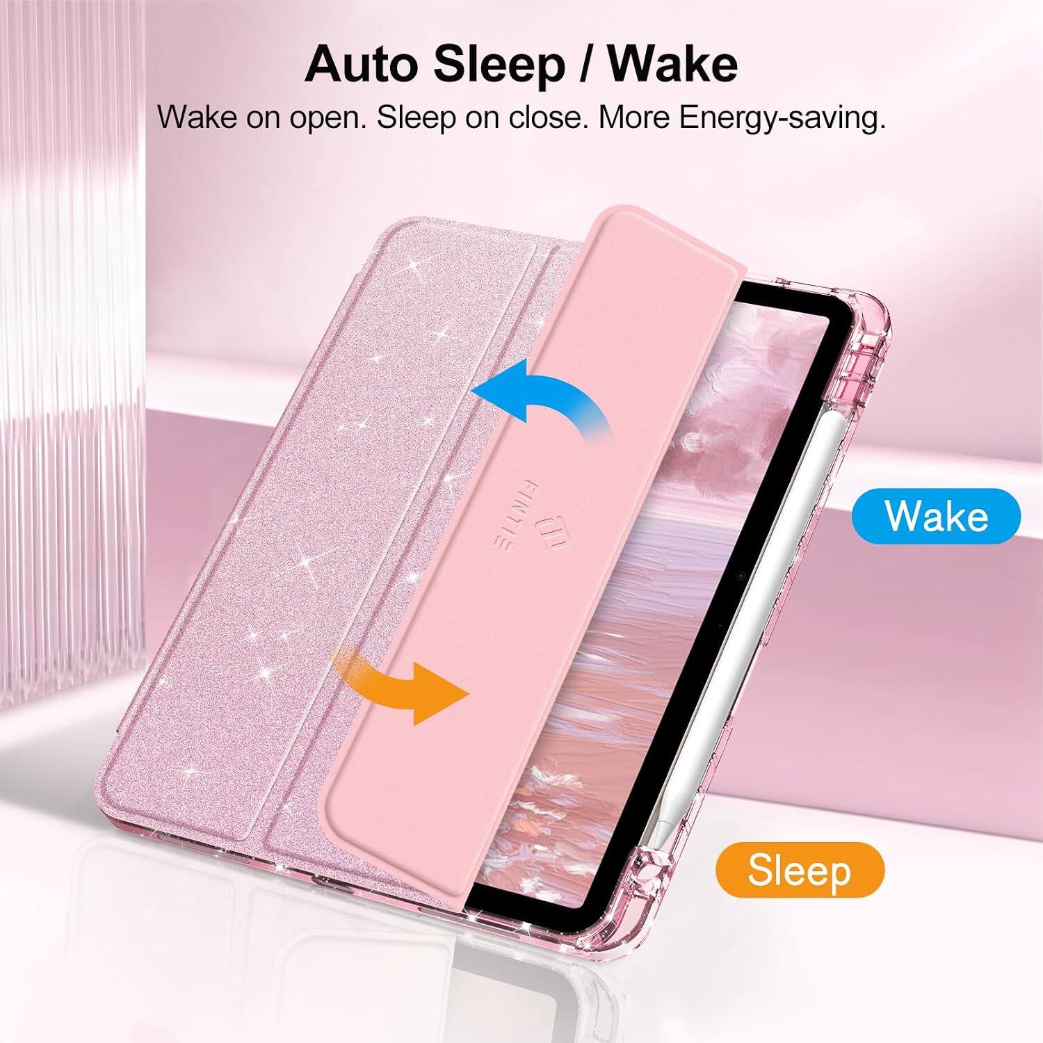 Auto Sleep / Wake  
Wake on open. Sleep on close. More Energy-saving.