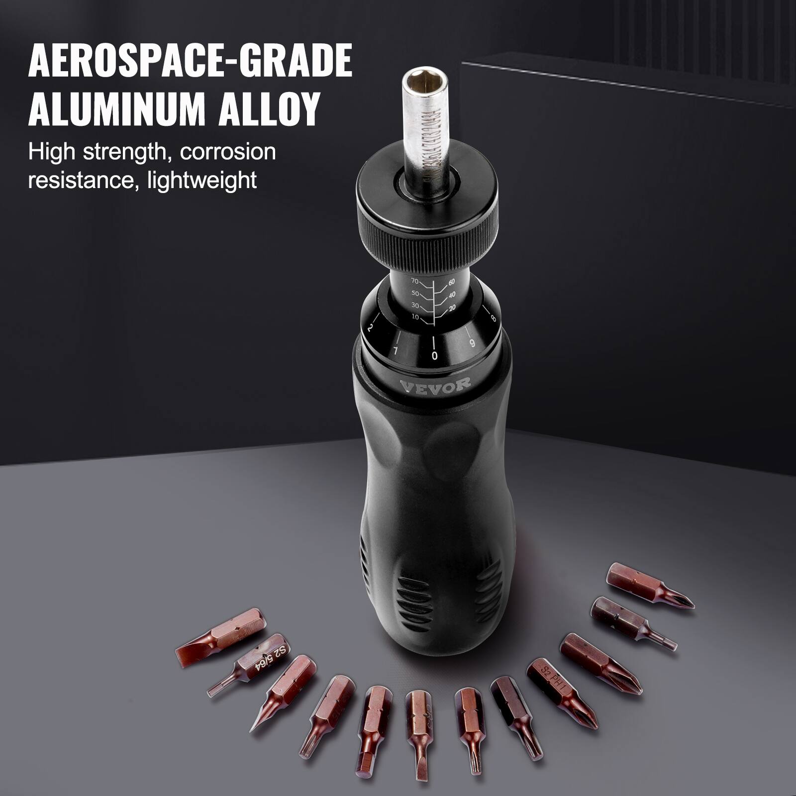 Aerospace-grade aluminum alloy  
High strength, corrosion resistance, lightweight  

2 7 D - 30 1S 1 0 8 - 25 9 - VEVOR S2 6/64 52 PH1