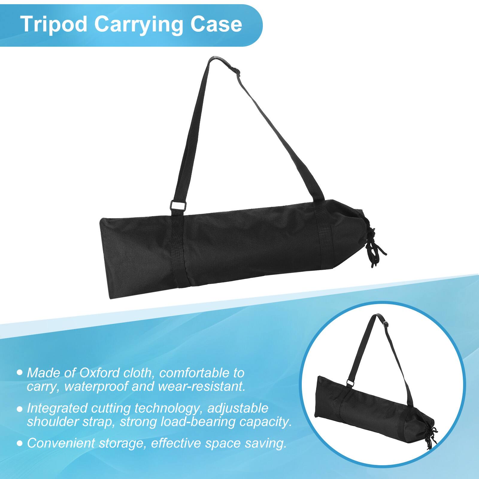 Tripod Carrying Case

- Made of Oxford cloth, comfortable to carry, waterproof and wear-resistant.
- Integrated cutting technology, adjustable shoulder strap, strong load-bearing capacity.
- Convenient storage, effective space saving.