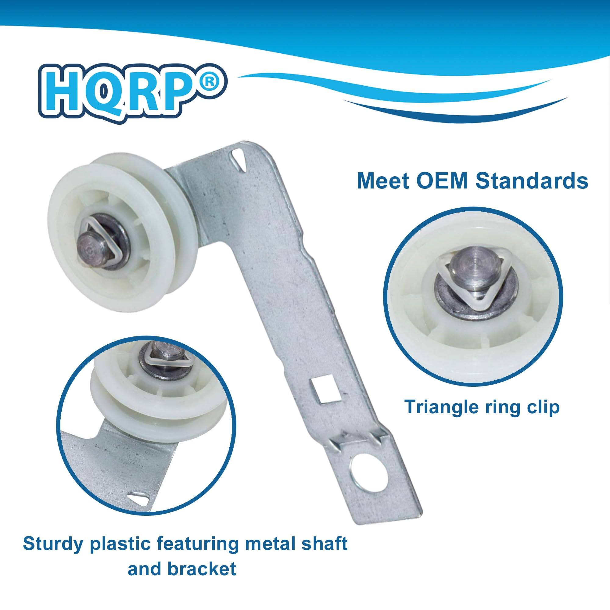 HQRP®  
Meet OEM Standards  
Triangle ring clip  
Sturdy plastic featuring metal shaft and bracket