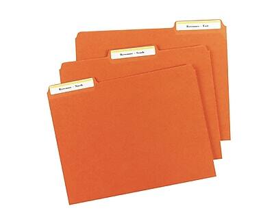 Alt View 7. Avery - TrueBlock Laser/Inkjet File Folder Labels, 2/3" x 3-7/16", 1,500 Labels/Pack - White/Yellow.