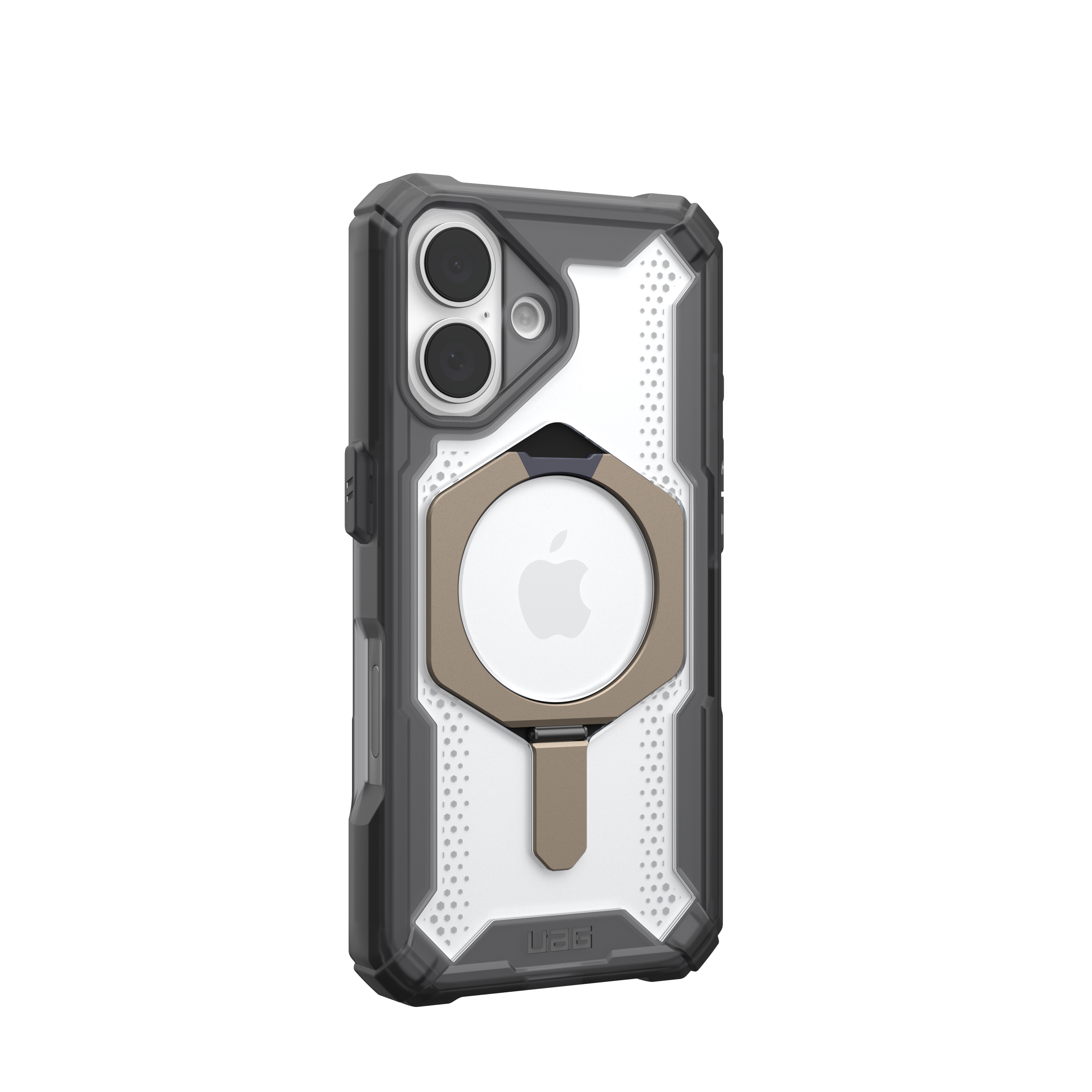 Alt View 11. UAG - Plasma XTE Series Case with Magsafe for Apple iPhone 16 - Ash/Titanium.