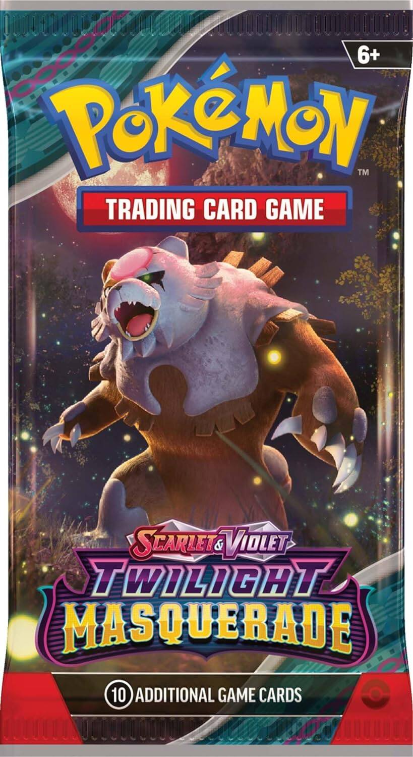 6+ Pokémon™ TRADING CARD GAME  
Scarlet & Violet Twilight Masquerade  
10 Additional Game Cards