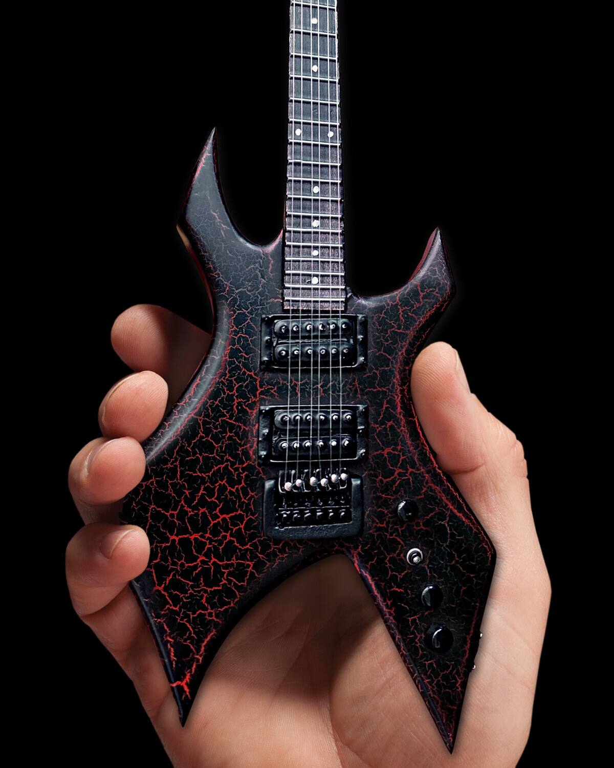 Alt View 3. Axe Heaven - Axe Heaven -Netflix Stranger Things Eddie's Guitar BC Rich NJ Warlock Mini Guitar Replica - Collectibles - Multicolor.