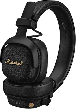 Marshall - Milton A.N.C. Wireless On-Ear Bluetooth Headphones with Active Noise Cancellation and Microphone for Calls - Black