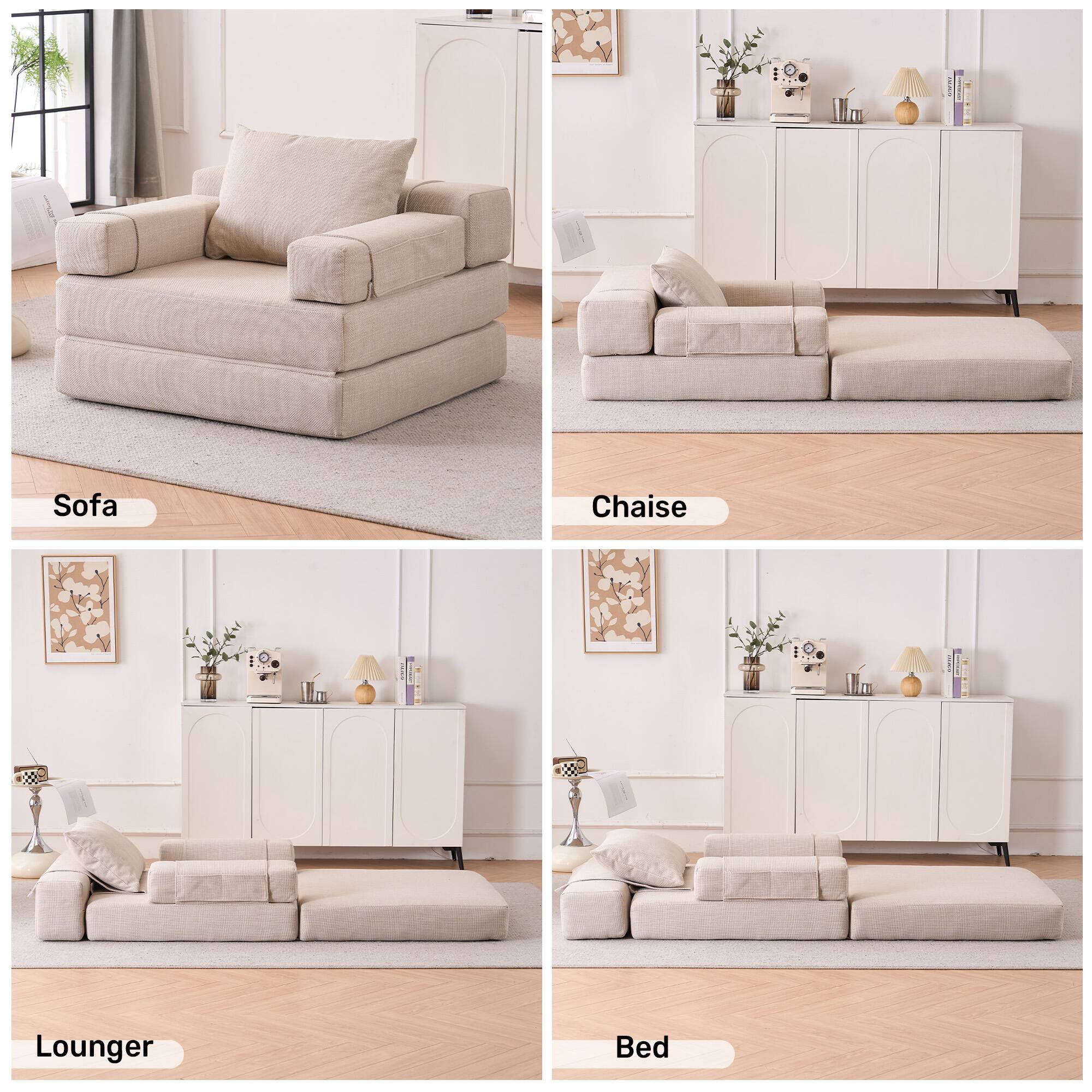 Sofa, Chaise, Lounger, Bed