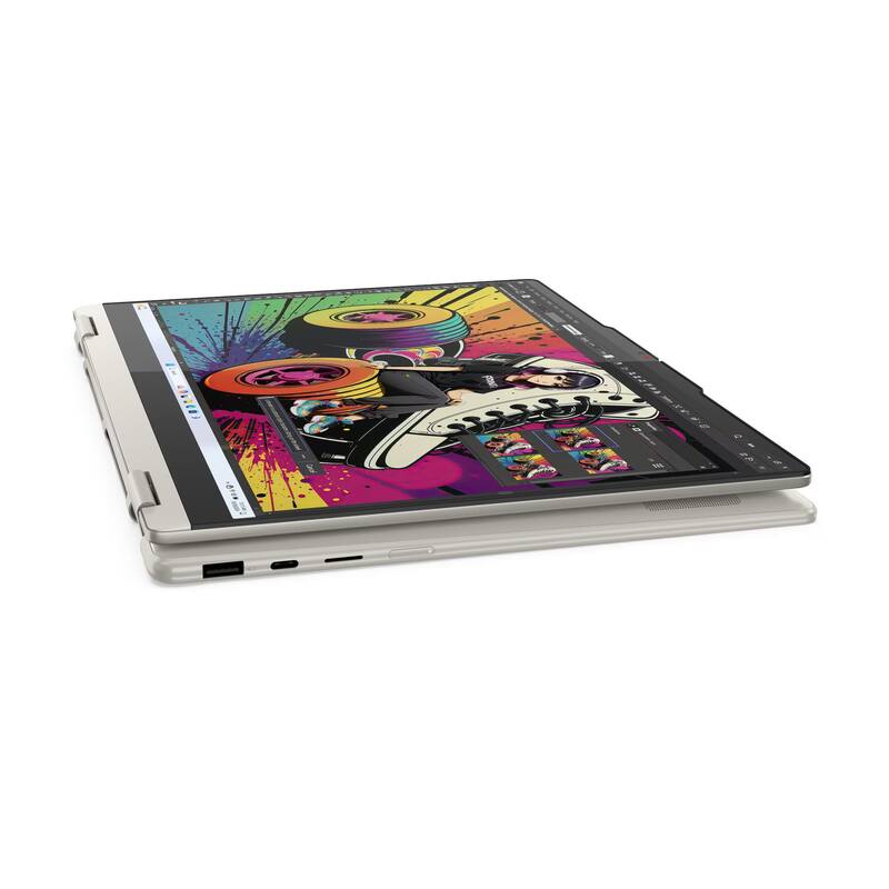 Alt View 5. Lenovo - Lenovo Yoga 7 14" Touch 2-in-1 Laptop,Ryzen AI 5 340,16GB RAM,2TB SSD,Backlit Keyboard,Win 11,Seashell - Seashell.