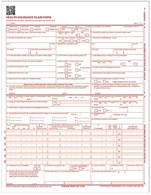 HEALTH INSURANCE CLAIM FORM
(Please print clearly)
1. INSURED
- Name: ________________________
- Address: ______________________
- City: ________________________
- State: ________________________
- Zip: ________________________
- Date of Birth: ________________
- Policy Number: _______________
- Group Number: _______________
- Policy Effective Date: __________
- Policy Expiration Date: __________
2. INSURED'S RELATIONSHIP TO INSURED
- Spouse
- Child
- Self
- Other: ________________________
3. INSURED'S DATE OF BIRTH
- Month: ____
- Day: ____
- Year: ____
4. INSURED'S ADDRESS
- Street: ______________________
- City: ________________________
- State: ________________________
- Zip: ________________________
5. INSURED'S PHONE NUMBER
- ________________________
6. INSURED'S SOCIAL SECURITY NUMBER
- ________________________
7. INSURED'S DATE OF SERVICE
- From: ________________
- To: ________________
8. PROVIDER
- Name: ________________________
-