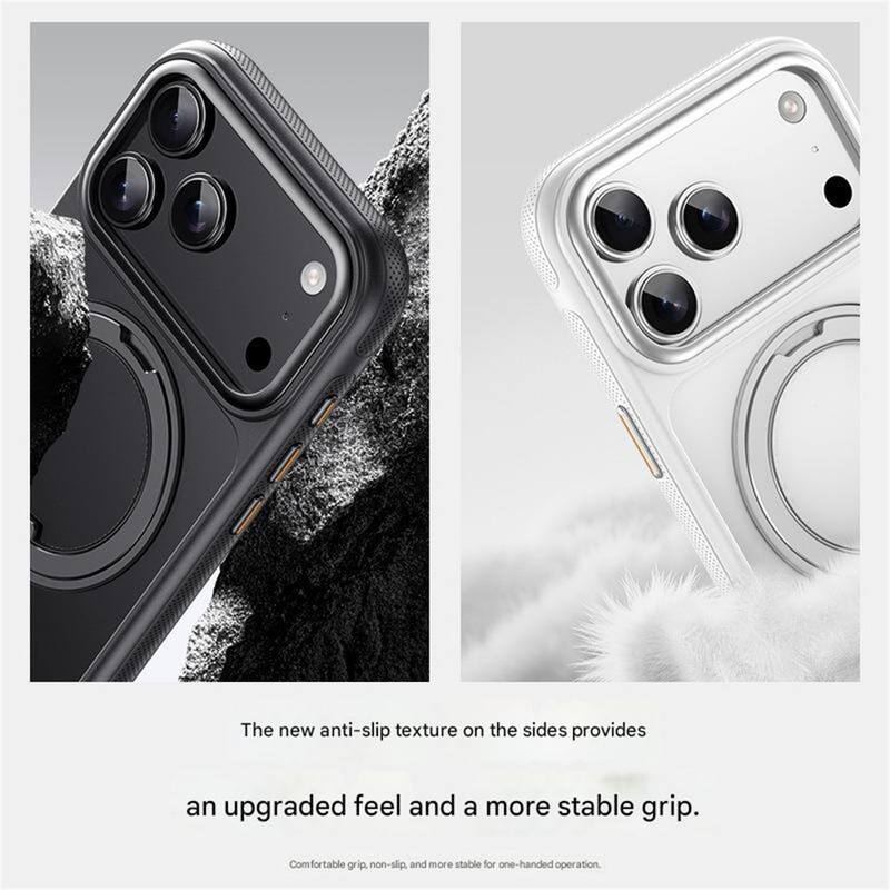 The new anti-slip texture on the sides provides an upgraded feel and a more stable grip. Comfortable grip, non-slip, and more stable for one-handed operation.