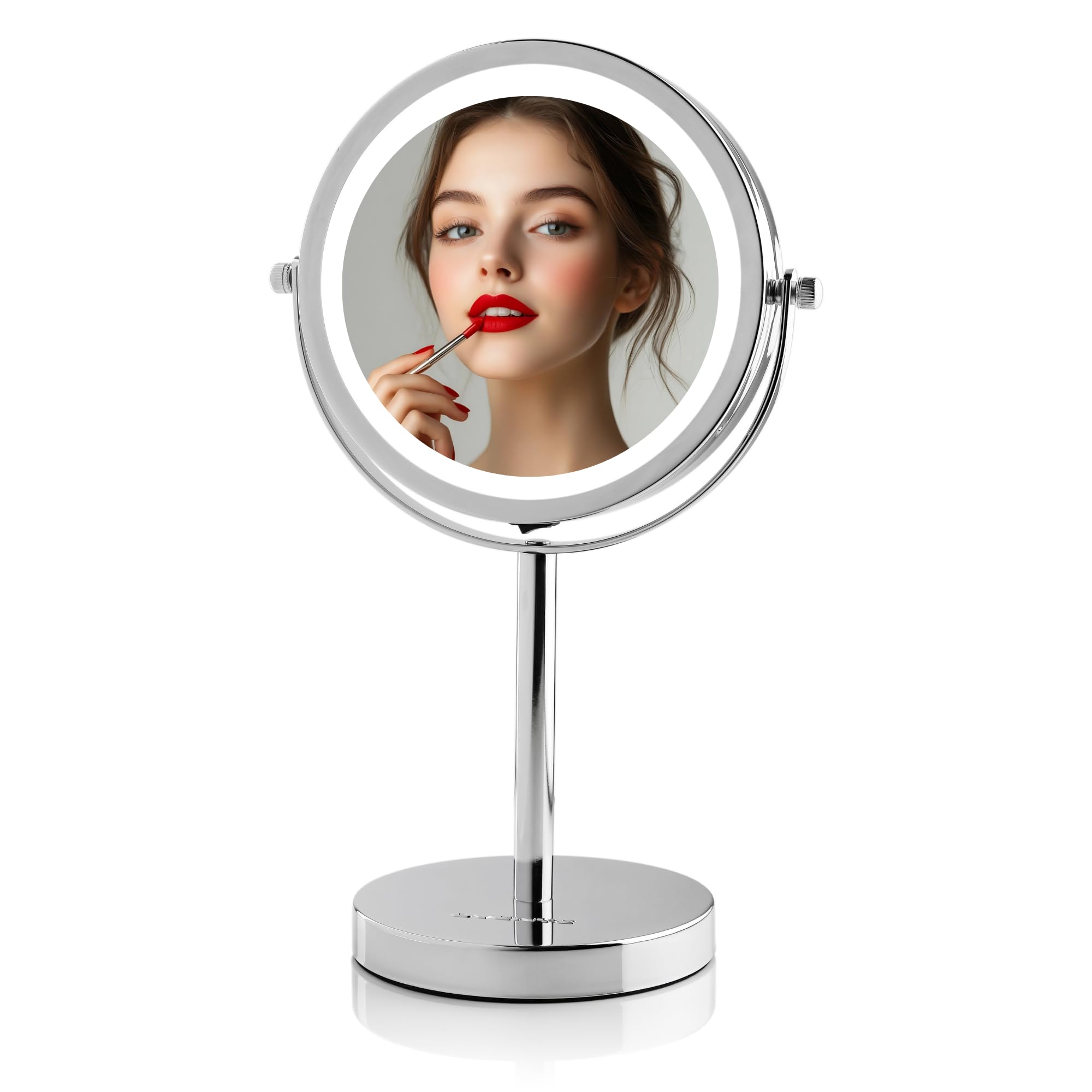 Polished Chrome 11.3"L x 5.9"W Lighted