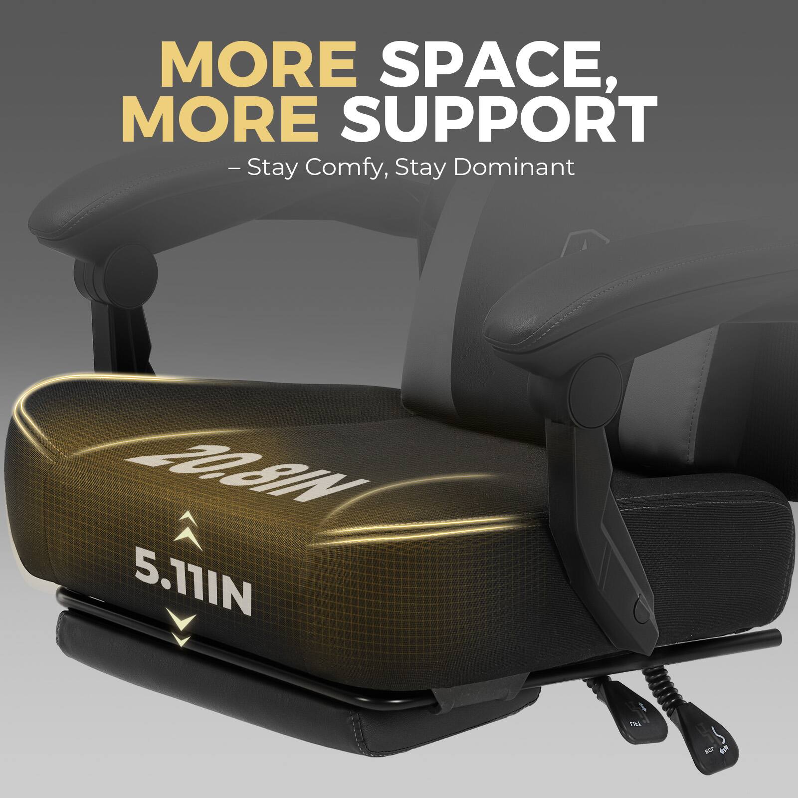 MORE SPACE, MORE SUPPORT - - Stay Comfy, Stay Dominant 20.8IN 5.11IN TAL FIT M