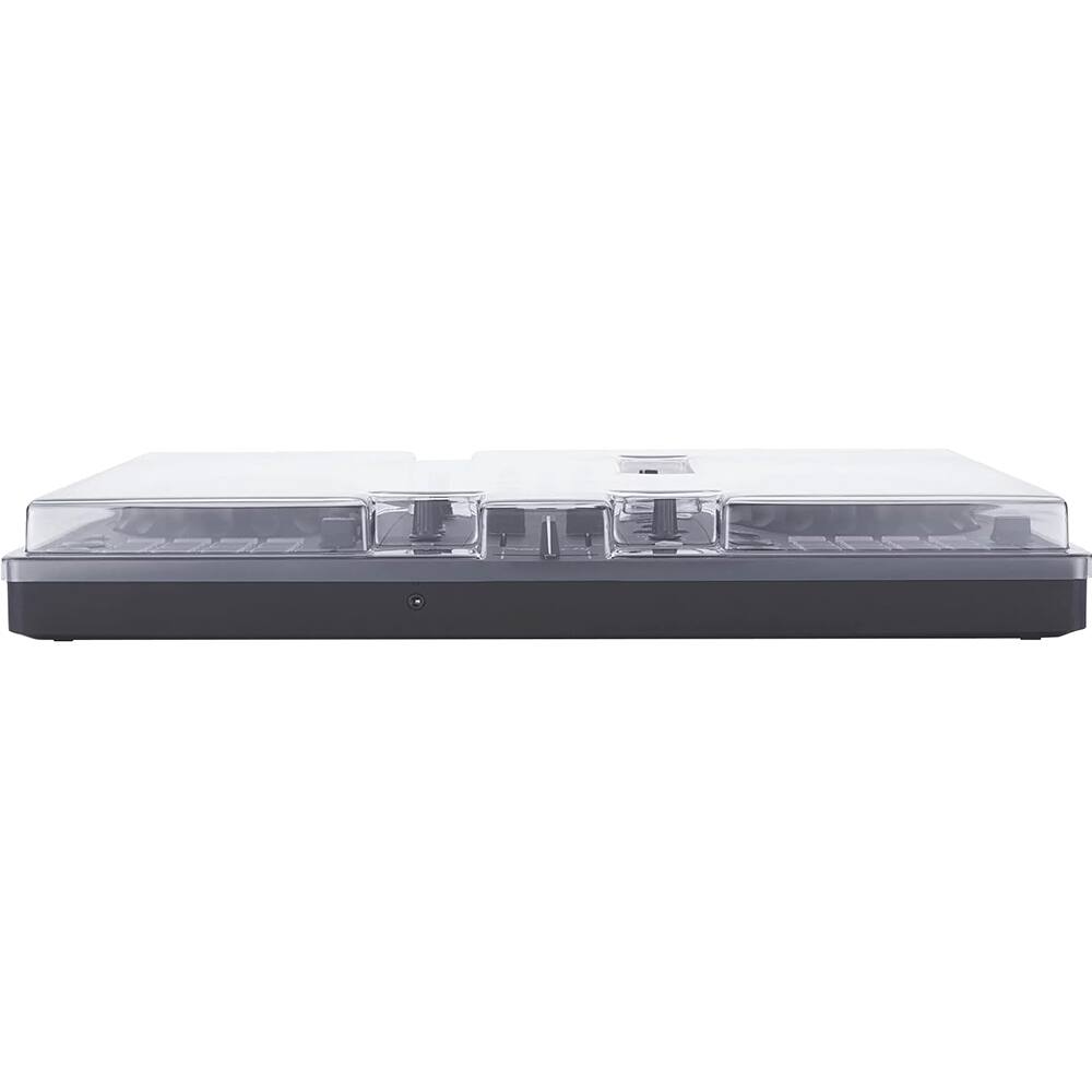 Alt View 3. Decksaver - Pioneer DJ DDJ-FLX4 Cover DSLE-PC-DDJFLX4 - Smoked|Clear transparency.