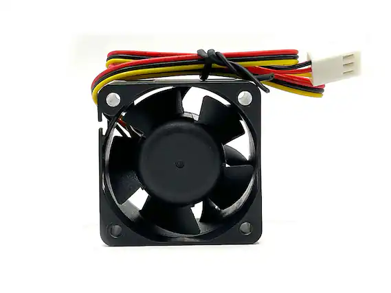 Front. Bluegears - b-Blaster 40 2 ball bearing 9000 RPM DC Fan with Excellent Airflow of up to 17 CFM - black.