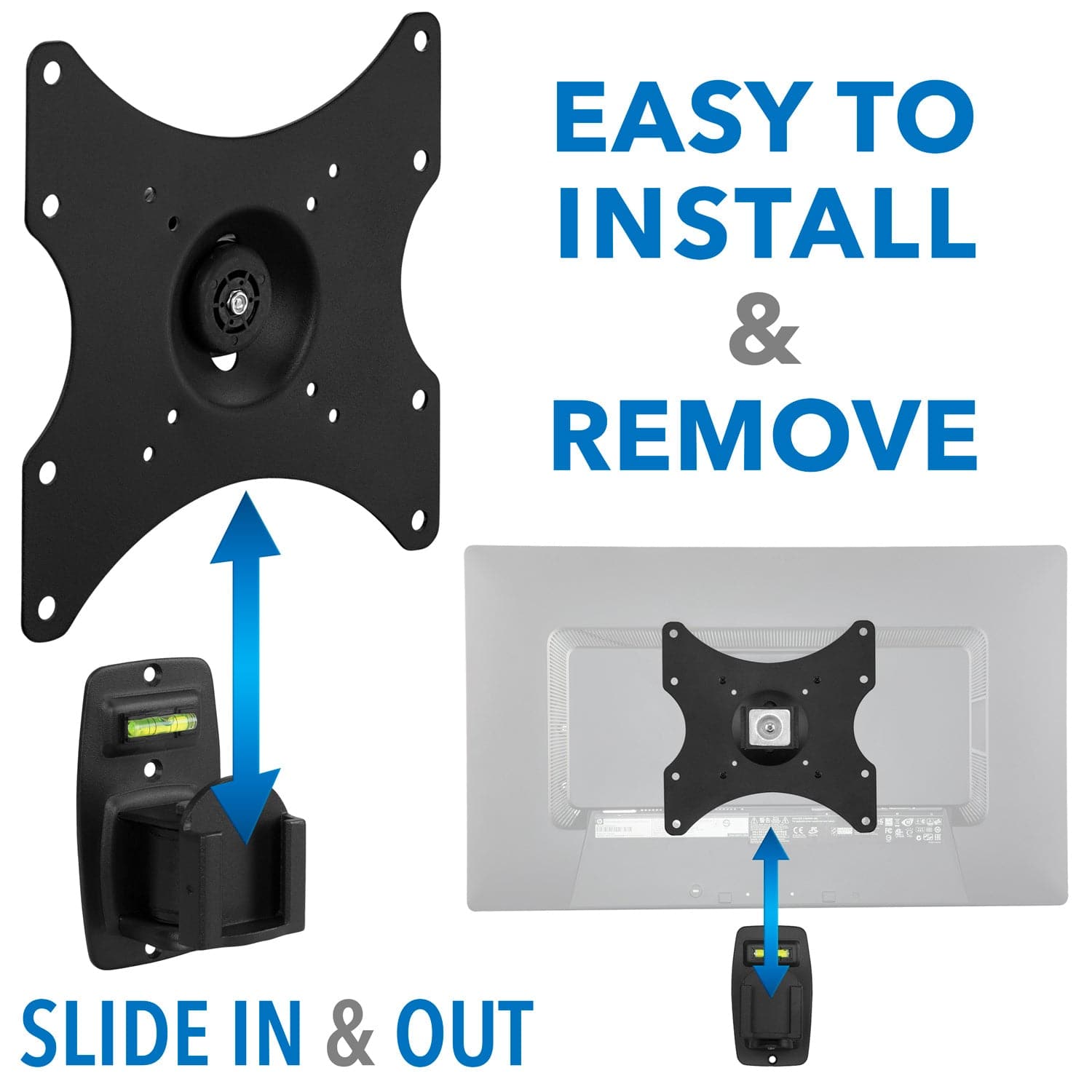 EASY TO INSTALL & REMOVE

SLIDE IN & OUT