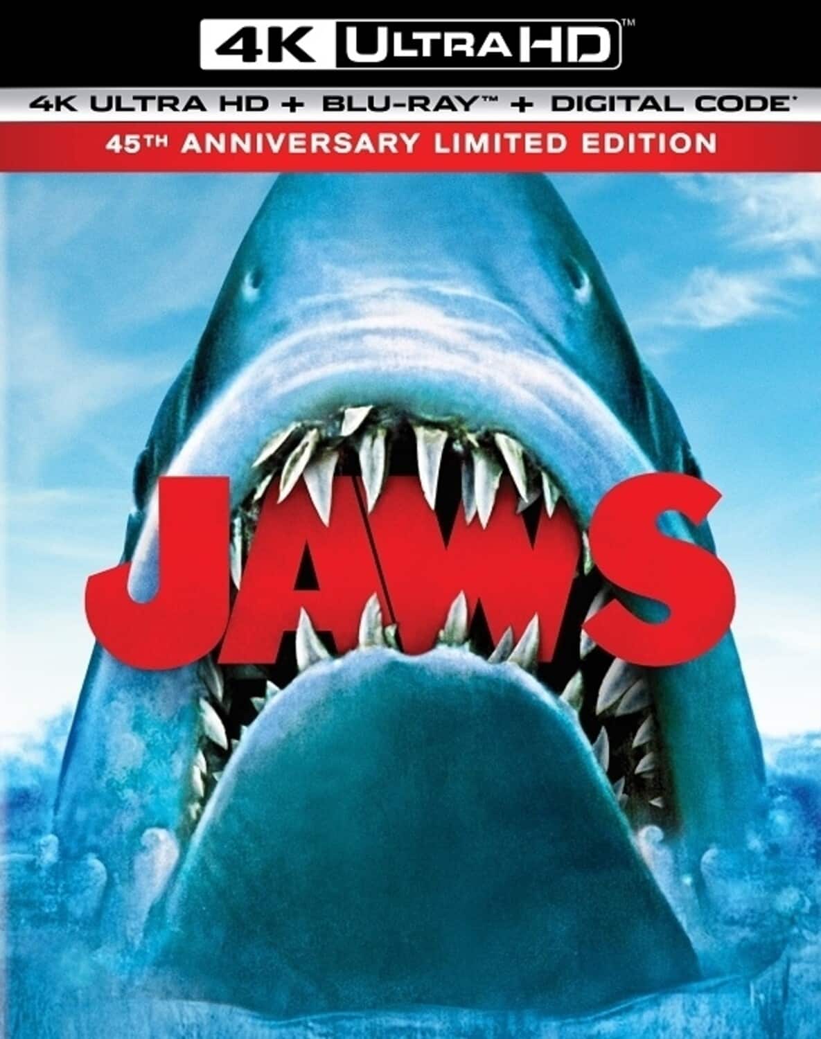 Jaws (45th Anniversary Limited Edition)  - 4K Blu-Ray