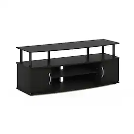 Furinno - JAYA Large Entertainment Center Hold up to 55-IN TV - Black