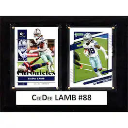 C&I Collectibles - CeeDee Lamb Dallas Cowboys 6" x 8" Trading Card Plaque - Multicolor