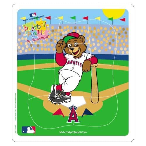 Hunter - Anaheim Angels Baseball Licensed 9 Piece Puzzle for Toddlers - Multi