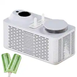 Cluzine - Portable Ice Pop Maker, 30-Min Fast Freeze, 2 Popsicles for Home & Camping - Multicolor
