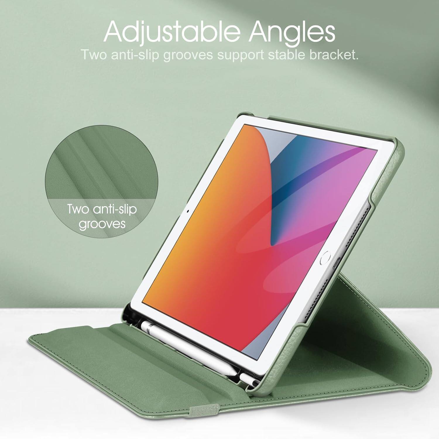 Adjustable Angles  
Two anti-slip grooves support stable bracket.  
Two anti-slip grooves