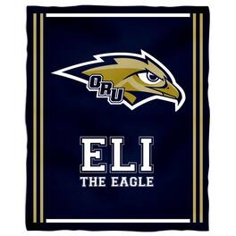 Vive La Fete - Oral Roberts Golden Eagles 36'' x 48'' Children's Mascot Plush Blanket - Multicolor